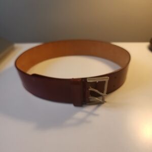 FURLA women Brown Leather Belt - Classic Casual Style